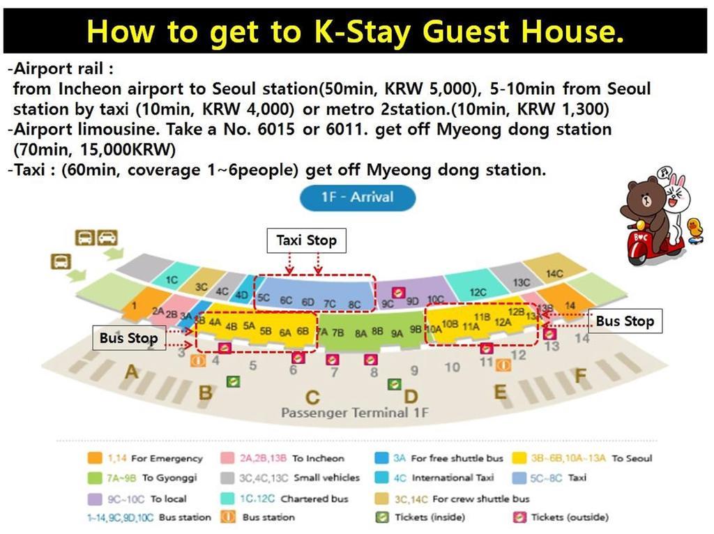 K Stay Guesthouse Myeongdong First Seul Dış mekan fotoğraf